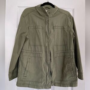 Green army jacket